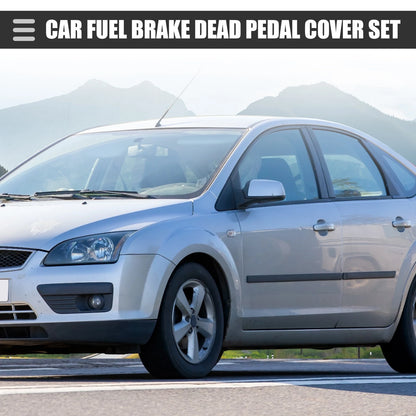Car Manual Transmission Fuel Brake Dead Pedal Covers for Ford Focus (2000-2018)