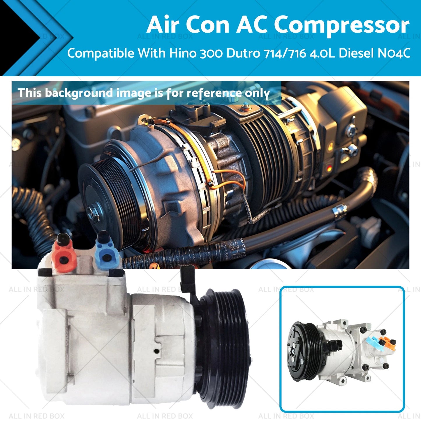AC Compressor for Ford Fiesta WT 1.6L Petrol (2008-2017)