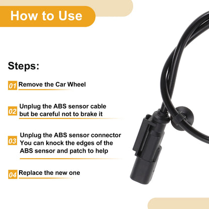 ABS Wheel Speed Sensor for Ford Transit Custom (2012-2023)