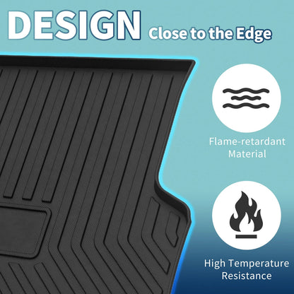 Flat Face Cargo Liner 1 Pc Rear Trunk Mat for Toyota RAV4 (2013–2019)