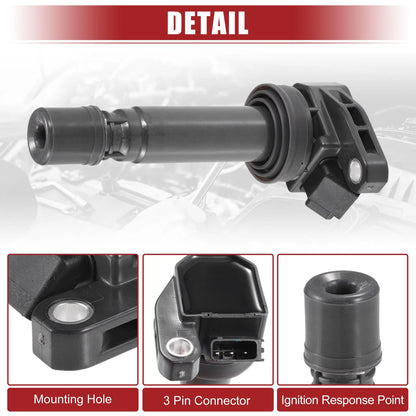 3 Pcs Automotive Ignition Coil for Toyota Duet
