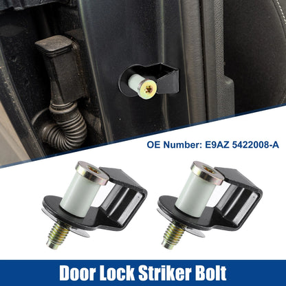 2 x Door Lock Striker Bolt Assembly for Ford F-150 F-250 F-350 (1984-1996)