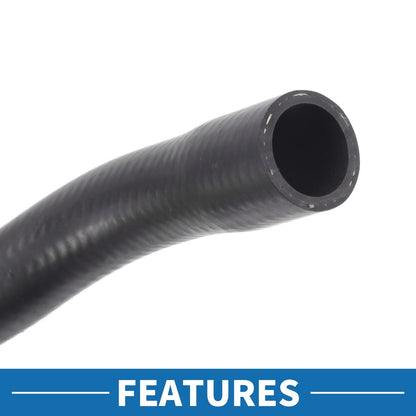 Radiator Hose for BMW 120i (2005-2010) Rubber Black 1 x Piece