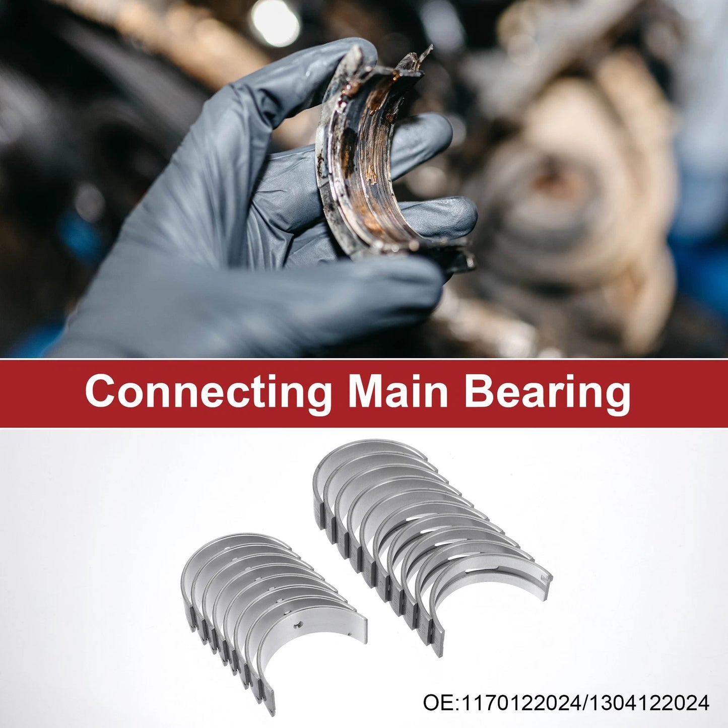 Main Bearing and Connecting Rod Bearing Kit for Toyota Corolla