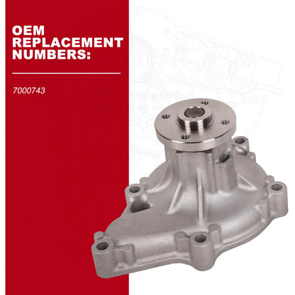 Water Pump for Bobcat S205 S550 S570 S590 T180 T190 T550 T590 (2000-2023)