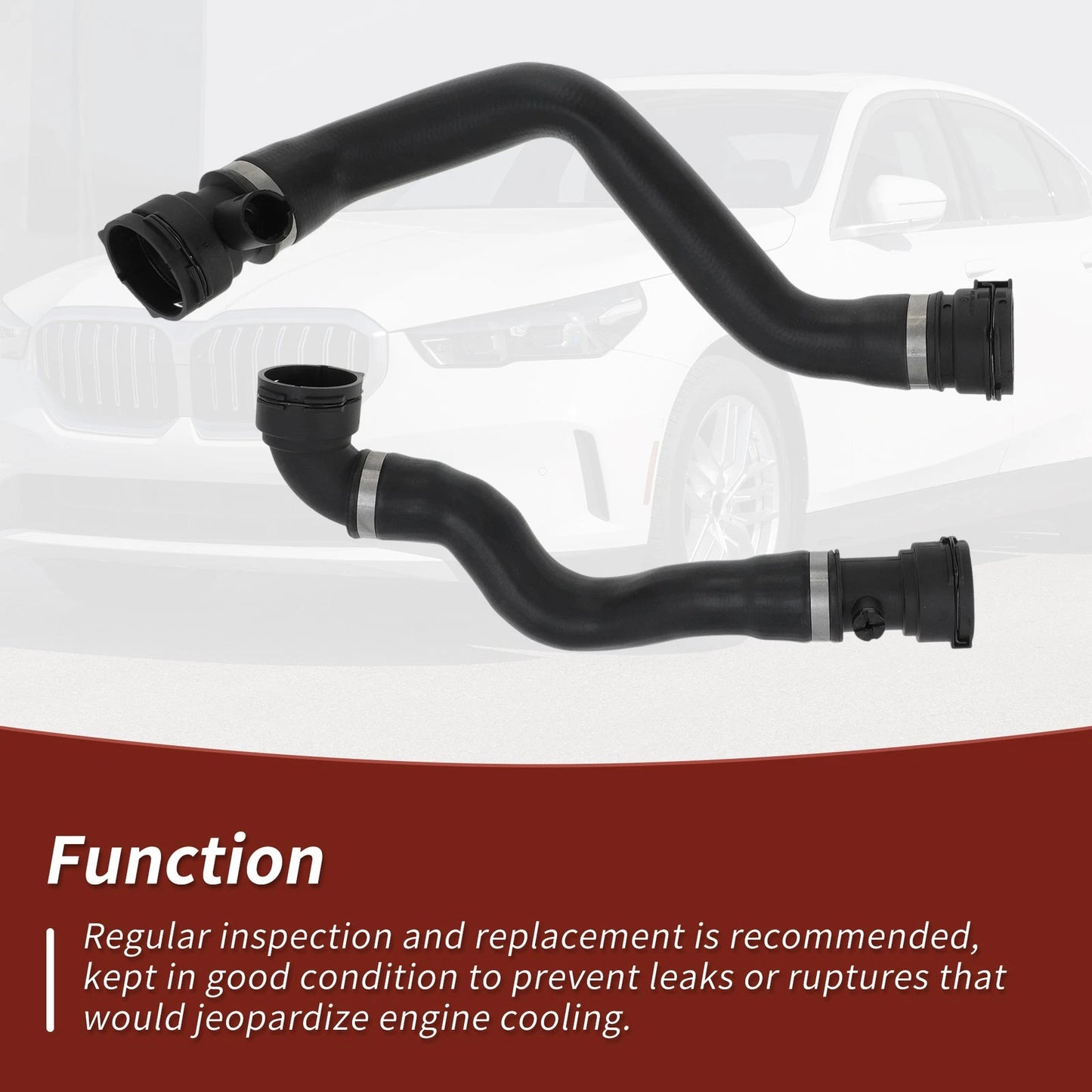 Engine Upper & Lower Radiator Coolant Hoses for BMW 530i 525i (2001-2003)