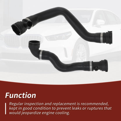 Engine Upper & Lower Radiator Coolant Hoses for BMW 530i 525i (2001-2003)
