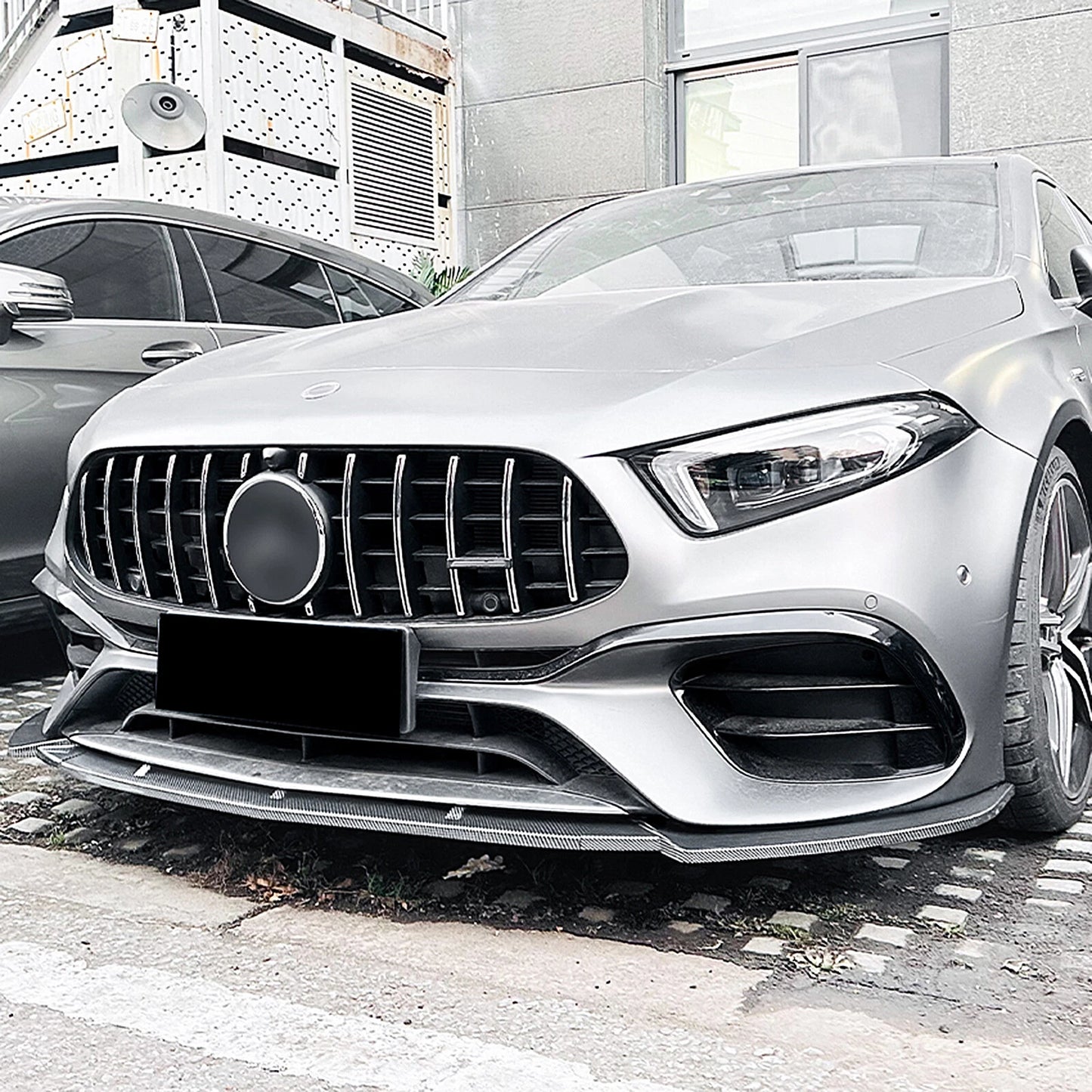 Front Spoiler Lip Splitter Kit for Benz W177 A45 A45S (2019-2023)