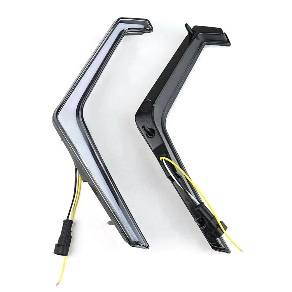 Front LED Turn Signal Fang Accent Lights for RZR RS1 Turbo XP 4 1000 (2018-2023)