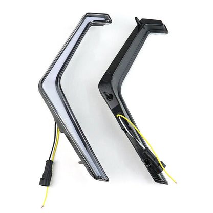Front LED Turn Signal Fang Accent Lights for RZR RS1 Turbo XP 4 1000 (2018-2023)