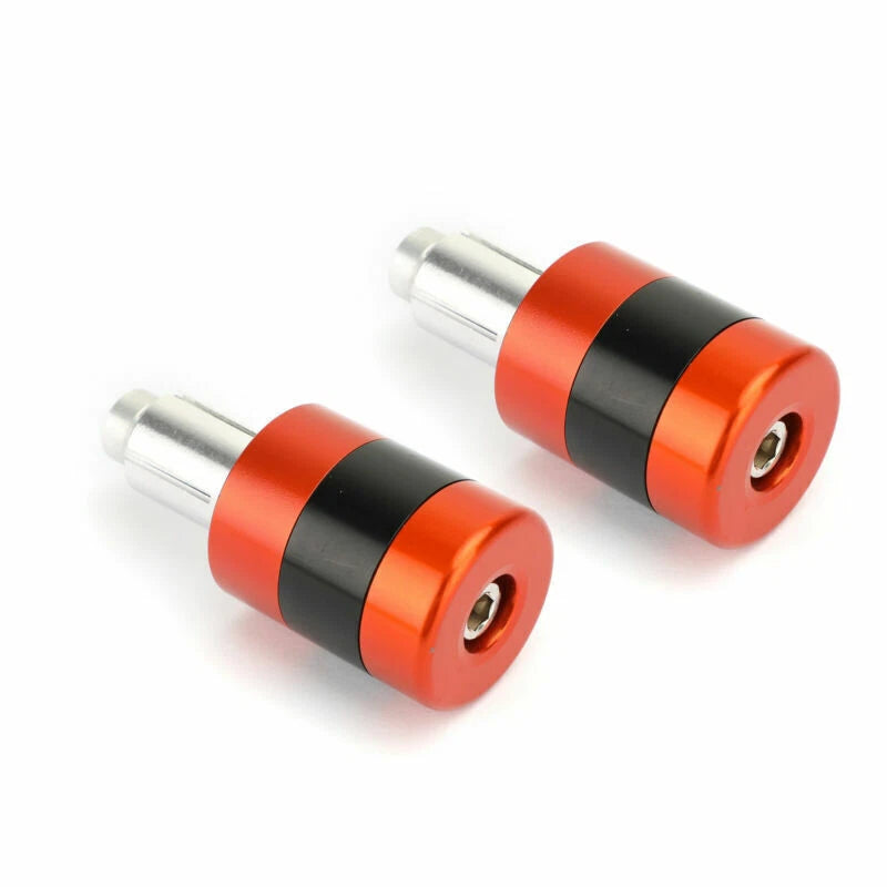 22mm Aluminum Orange Motorcycle Handlebar Weights for GE