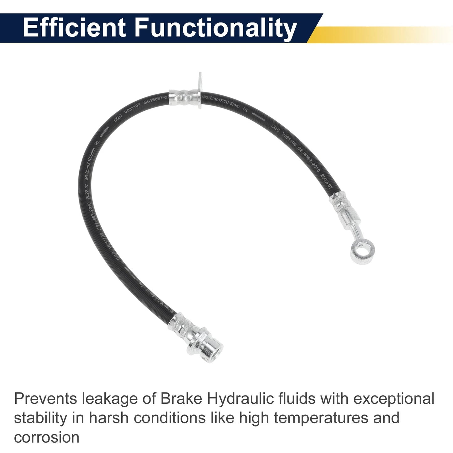 Front Left Brake Hose for Honda (2016-2023)