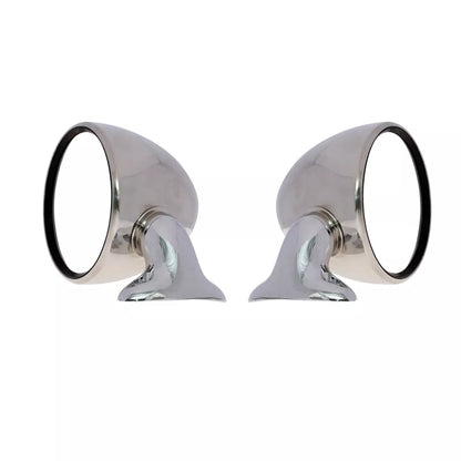 Chrome Steel Door Mirror for Toyota Corolla E20 KE25 KE26 TE21 TE27 TE28 1970-1978