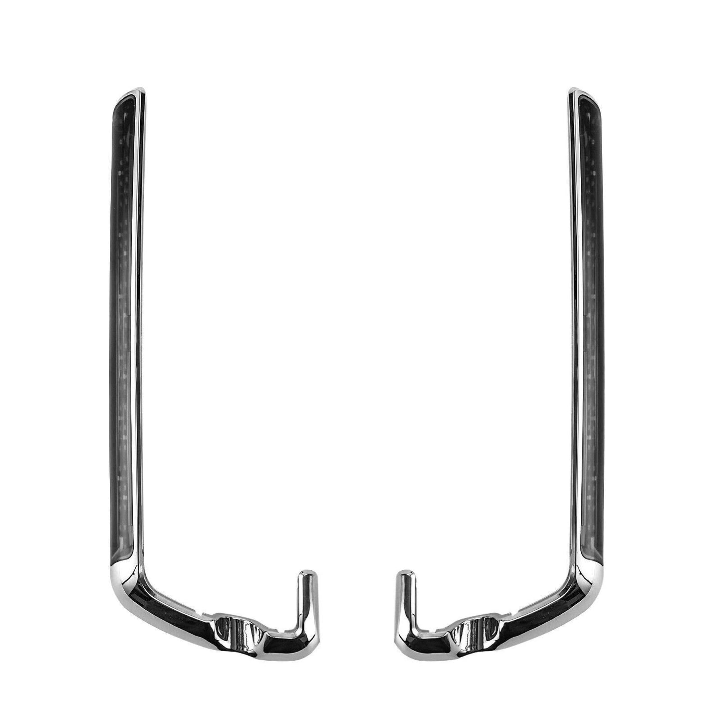 2 x Saddlebag Light LED Marker Black for Harley Davidson Glide (2014-2019)