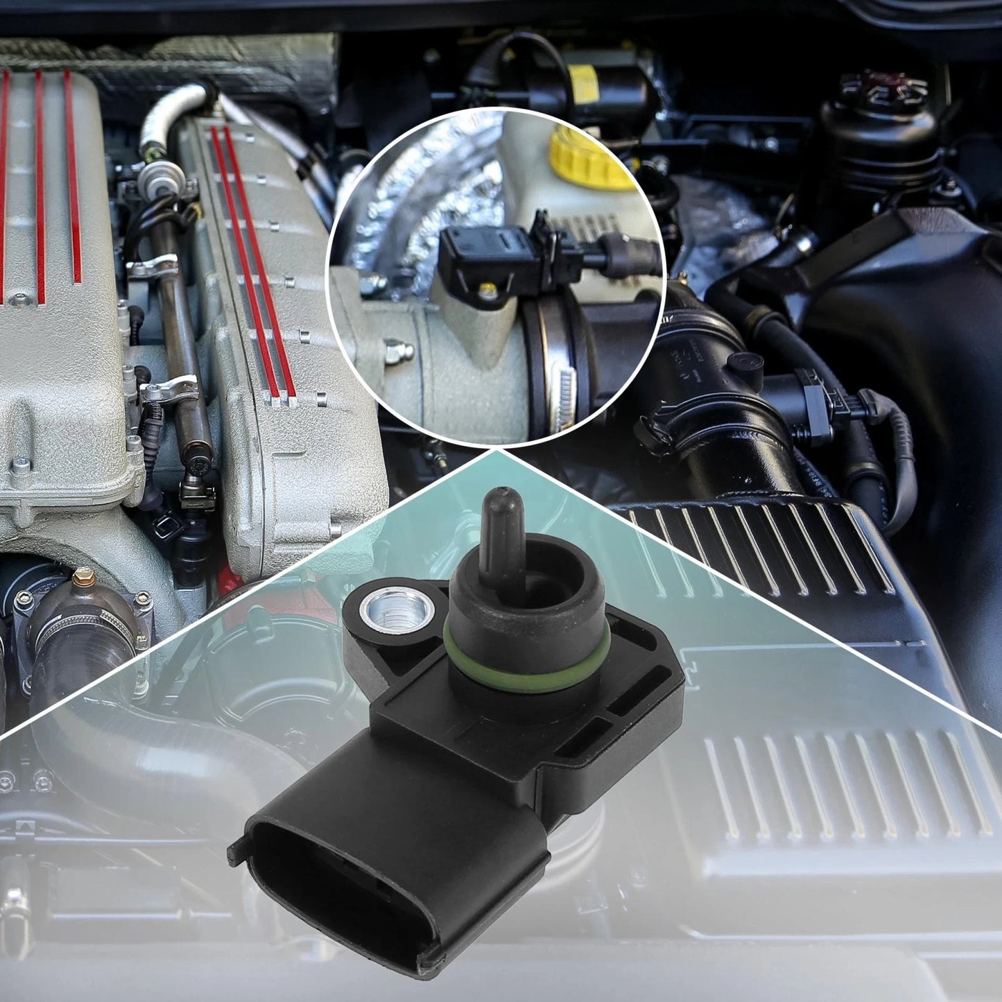 MAP Manifold Absolute Pressure Sensor for Hyundai Elantra, Accent (2001-2010)