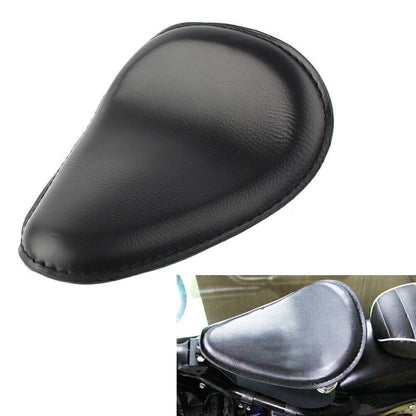 Spring Bracket Leather Solo Driver Seat for Harley Chopper Bobber (2000-2023)