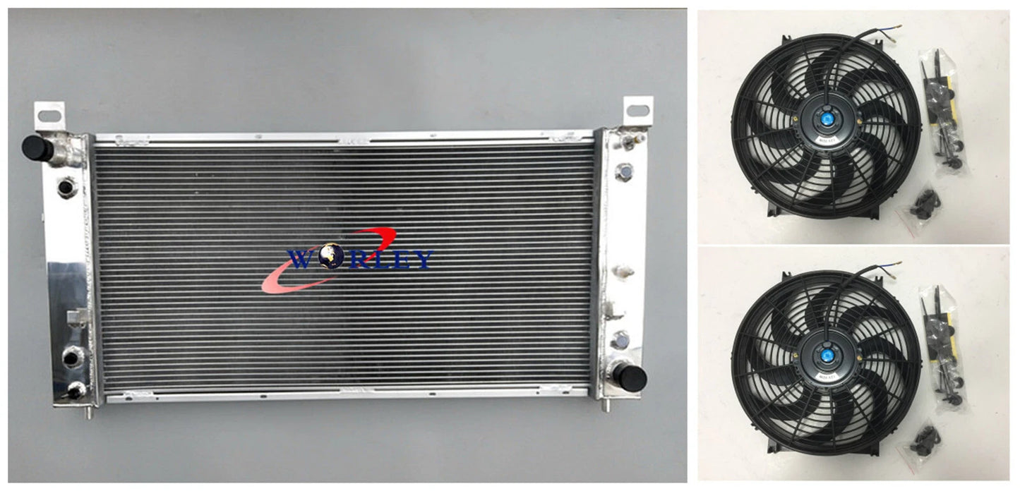 Radiator & Fan 34" for Chevrolet Silverado 1500 2500 3500 4.8L-6.0L (2007-2013)