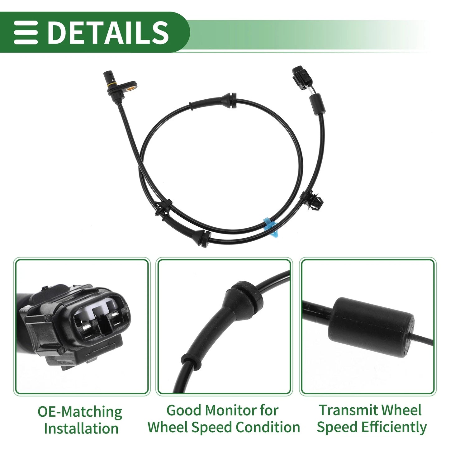 ABS Wheel Speed Sensor for Suzuki SX4 (2008-2012) Rear Left