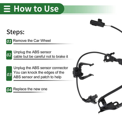 ABS Wheel Speed Sensor for Toyota Highlander (2011-2015) - 1 x Sensor