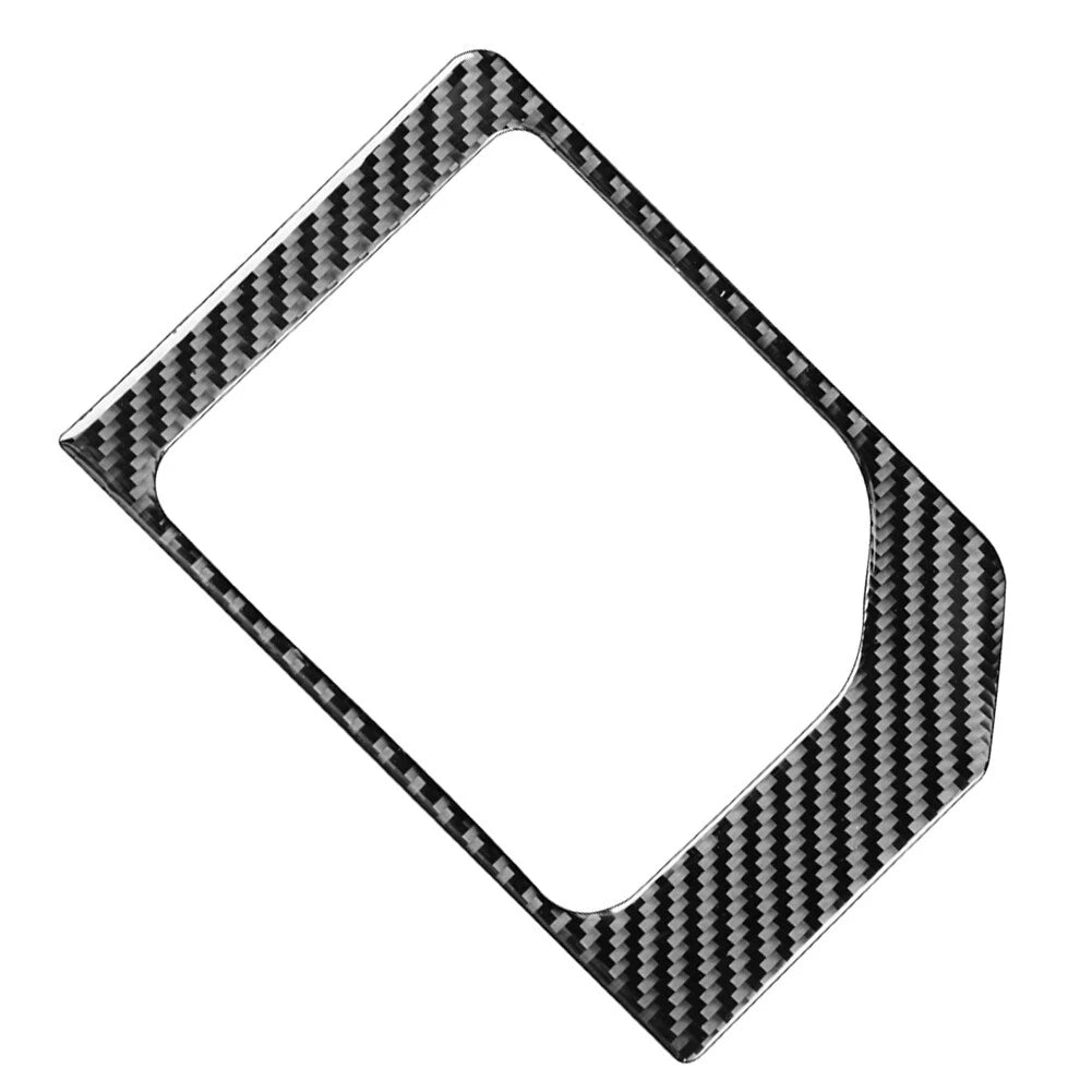 Black Carbon Fiber Gear Shift Panel Cover Trim for Toyota Tundra (2014-2021)