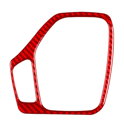 Carbon Fiber Red Gear Shift Panel Cover Trim for Jeep Cherokee (2014-2018)
