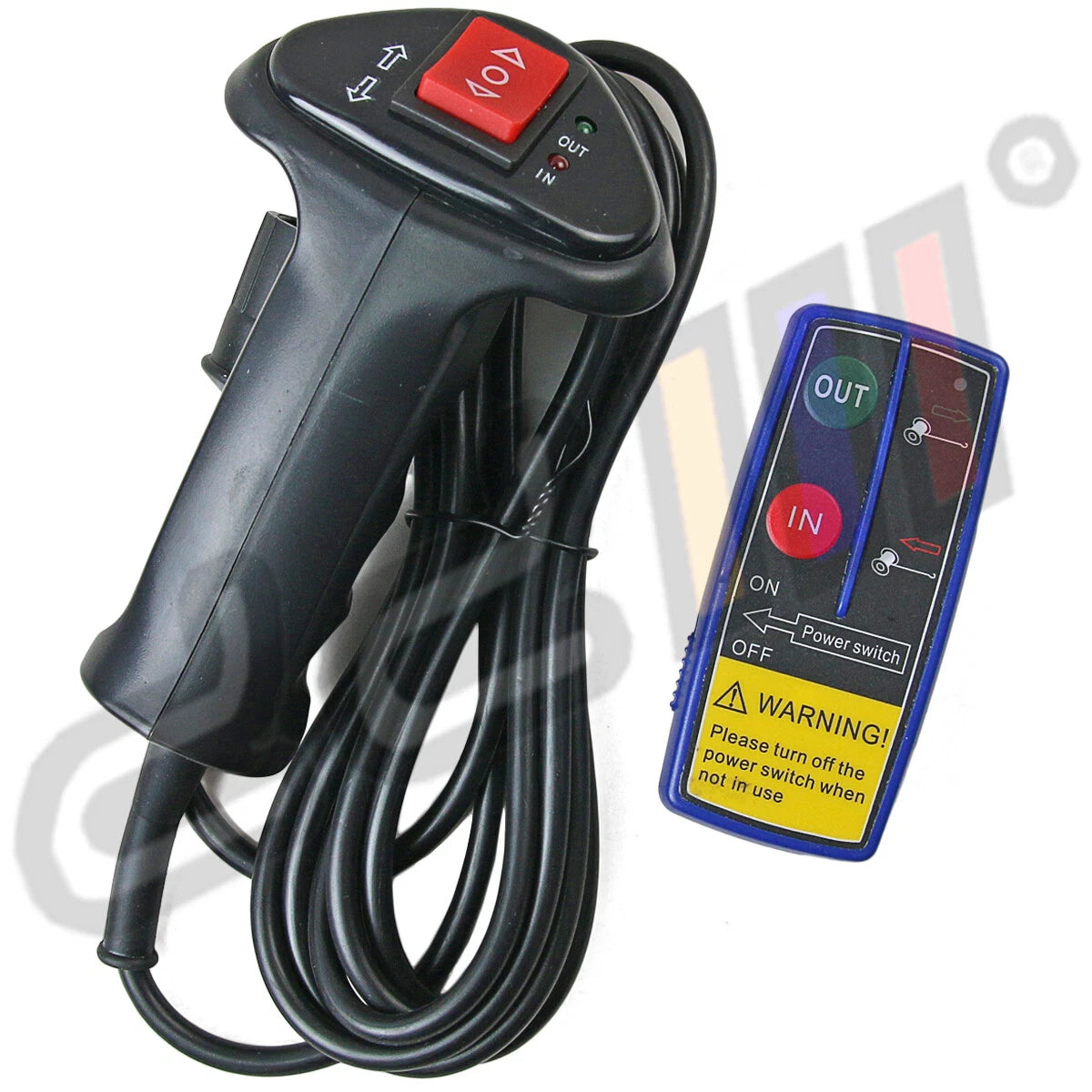 12V 12000lbs Winch Control Box w/ Wireless Remote for 4x4 ATV Truck
