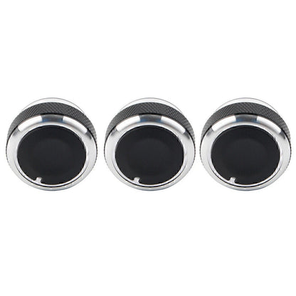 3 Pcs Air Conditioner Switch Knob Button for Ford Focus MK2 MK3 Mondeo (2004-2018)