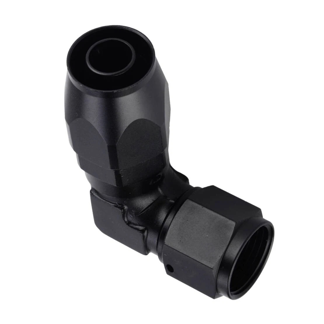 AN-8 Black 90 Degree Quick Disconnect Hose Tail Fuel Adapter