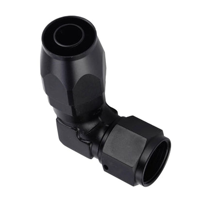 AN-8 Black 90 Degree Quick Disconnect Hose Tail Fuel Adapter