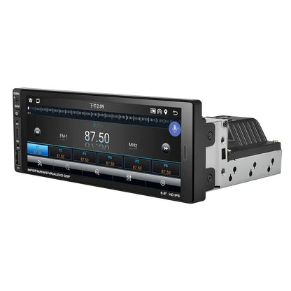 6.9" 1 Din Stereo Radio Touch Screen Carplay Android GPS for Car