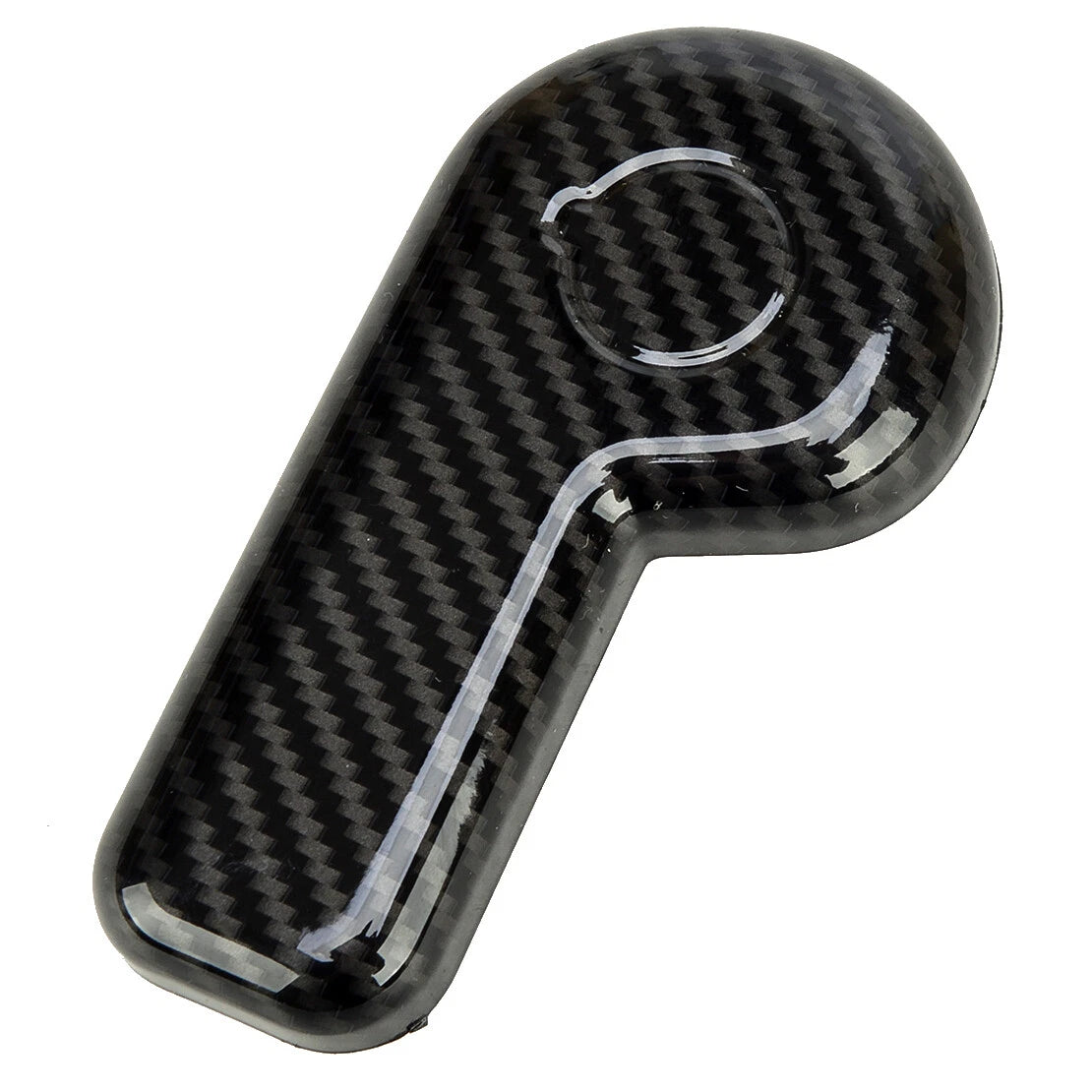 Carbon Look Engine Hood Switch Button Cover Trim for Ford Mustang (2015-2021)