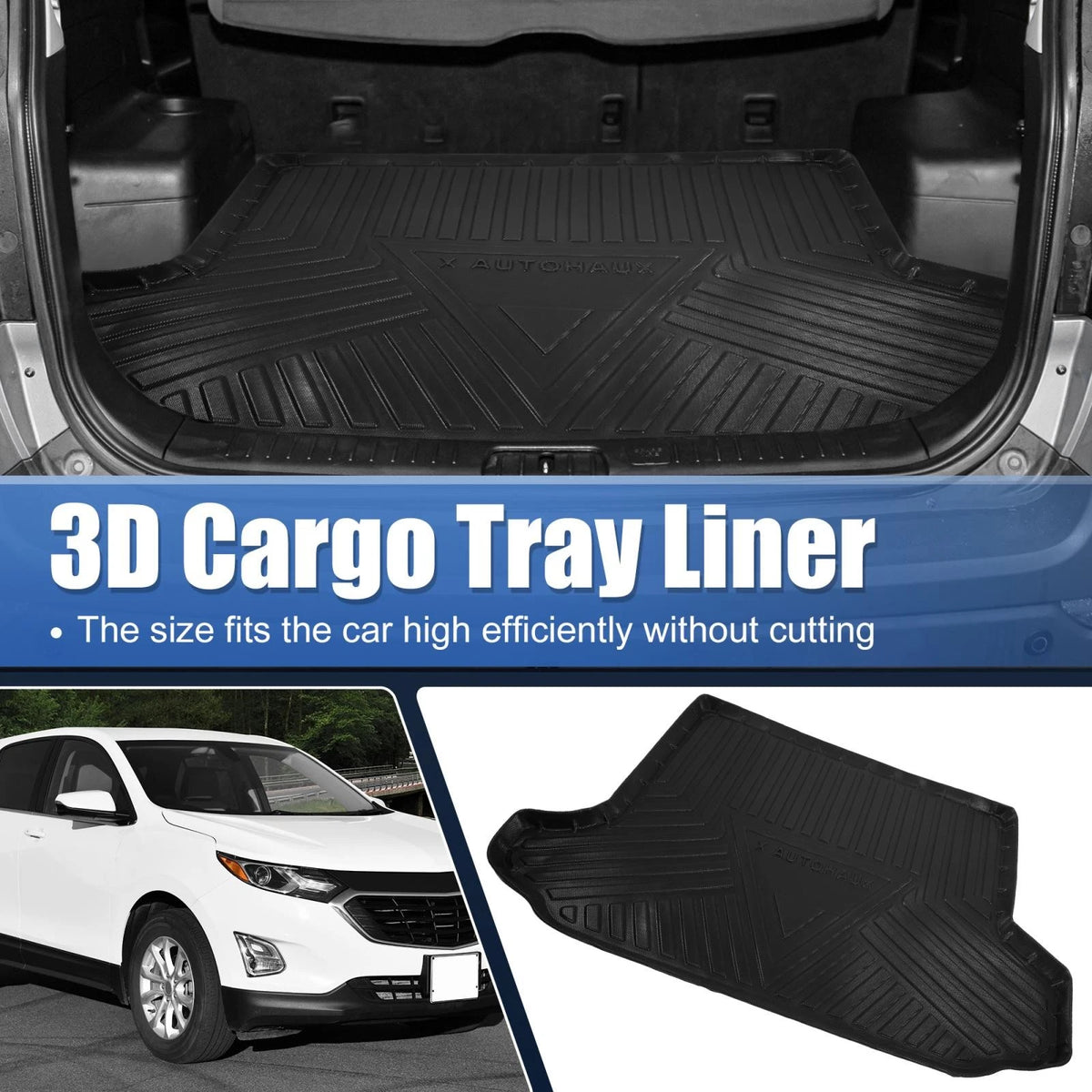 Rear Trunk Mat TPE Cargo Liner for Chevrolet Equinox Accessories