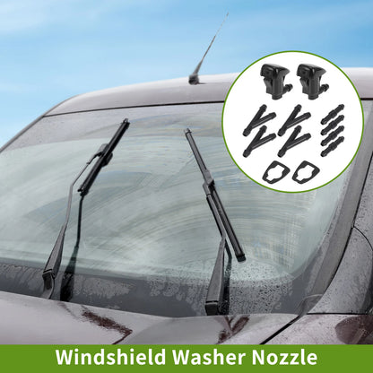 Windshield Washer Nozzle with Hose Connector for GMC