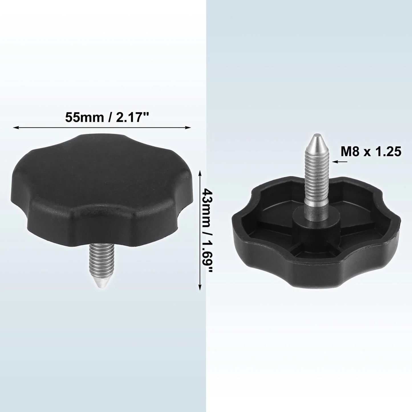 Top Window Frame Knobs for Jeep Wrangler TJ/JK (1997-2018)