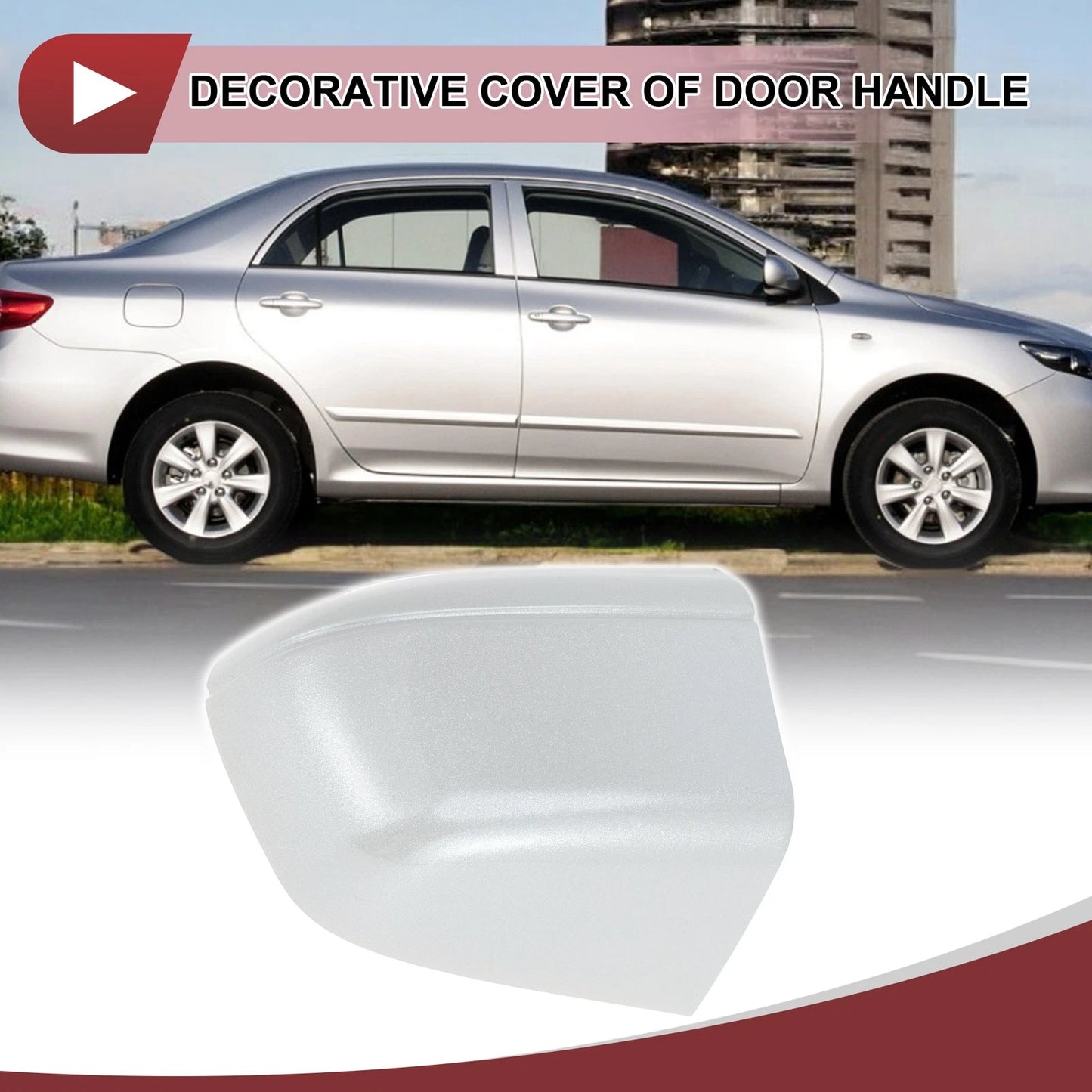 Front Right Door Handle for Honda Accord 2018-2020 White ABS