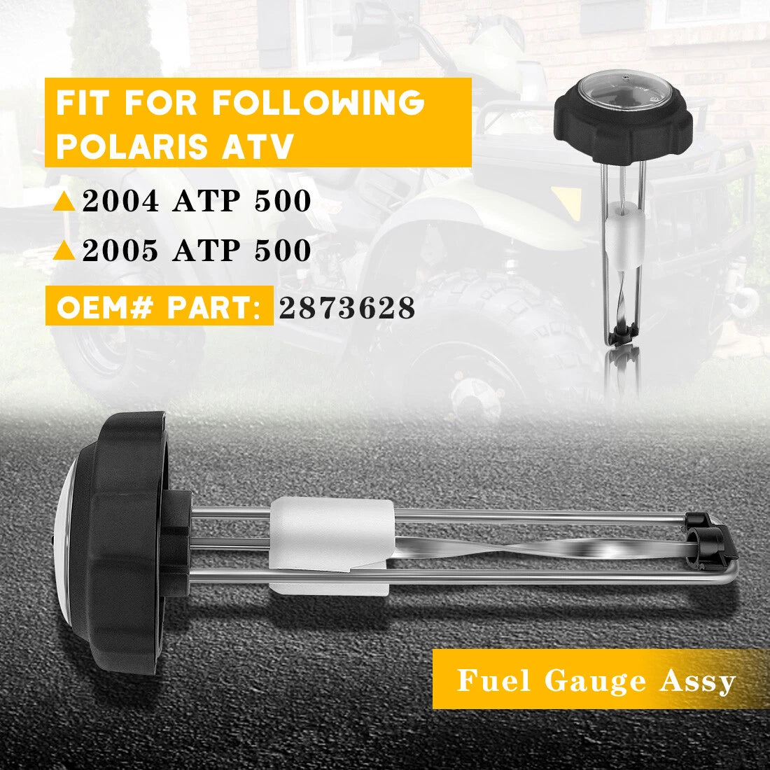 Fuel Gas Gauge Cap for Polaris ATP 500 4x4 HO (2004–2005)