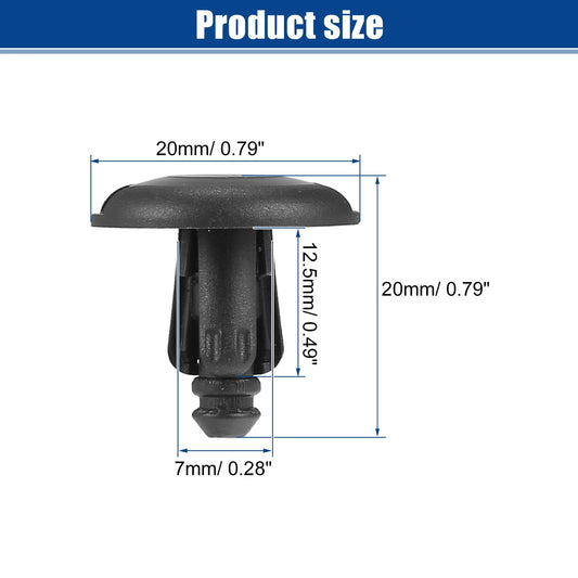 100 Pcs Radiator Cover Retainers Clips for Toyota 4Runner (2003-2023)