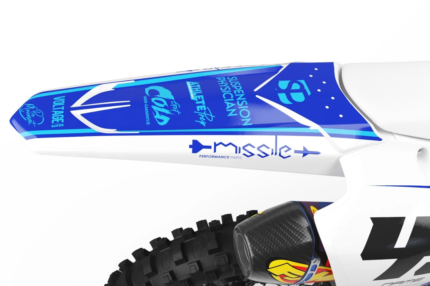 Custom Graphics Decal Kit for Yamaha WRF 450 (2005-2006)