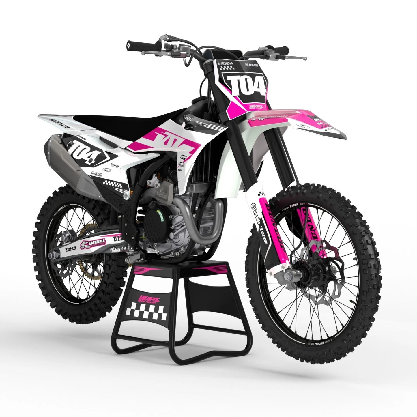 Swift Pink Full Sticker Kit for KTM SX (2023-2025)