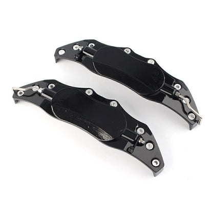 3D Metal Brake Caliper Covers Large for Universal Car Black