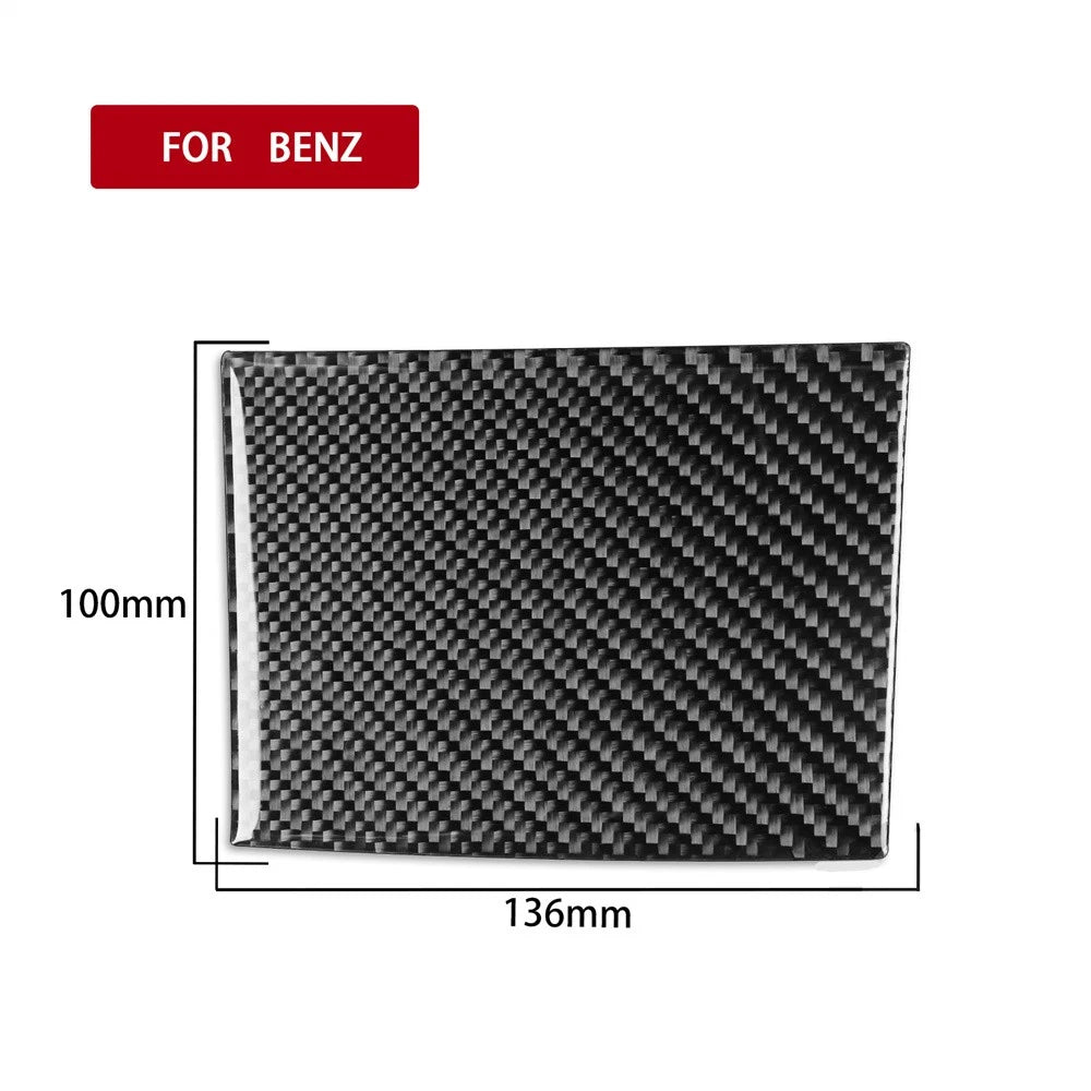 Carbon Fiber Rear Storage Box Cover for Benz CLA C117 (2013-2019)