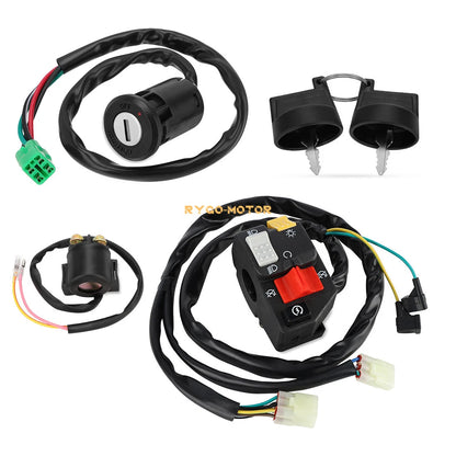 Handlebar Key Starter Relay Switch for Honda TRX400EX Sportrax (2005–2007)