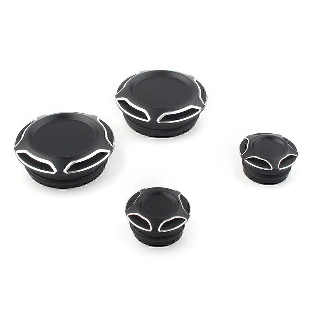 Black Frame Bar Screw Hole Dust Cap Cover for Ducati Scrambler 800 (2015-2023)
