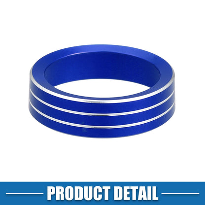 AC Knob Cover Rings for Nissan Rogue 2014-2020 Blue