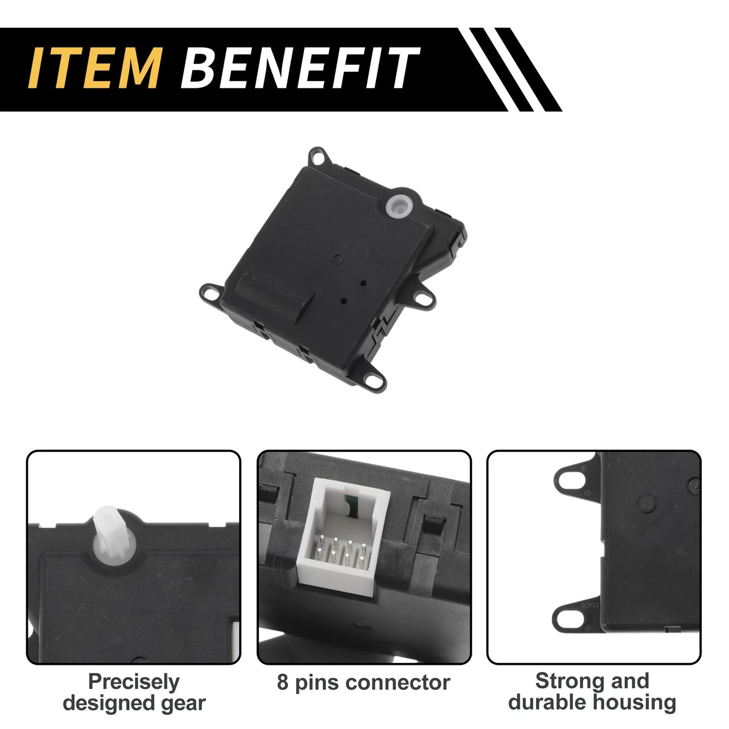 HVAC Heater Blend Door Actuator for Ford Taurus (1991-1995)