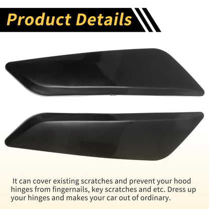 Hood Hinge Cover for BMW G30 5 Series (2017-2023) Black - 1 Pair