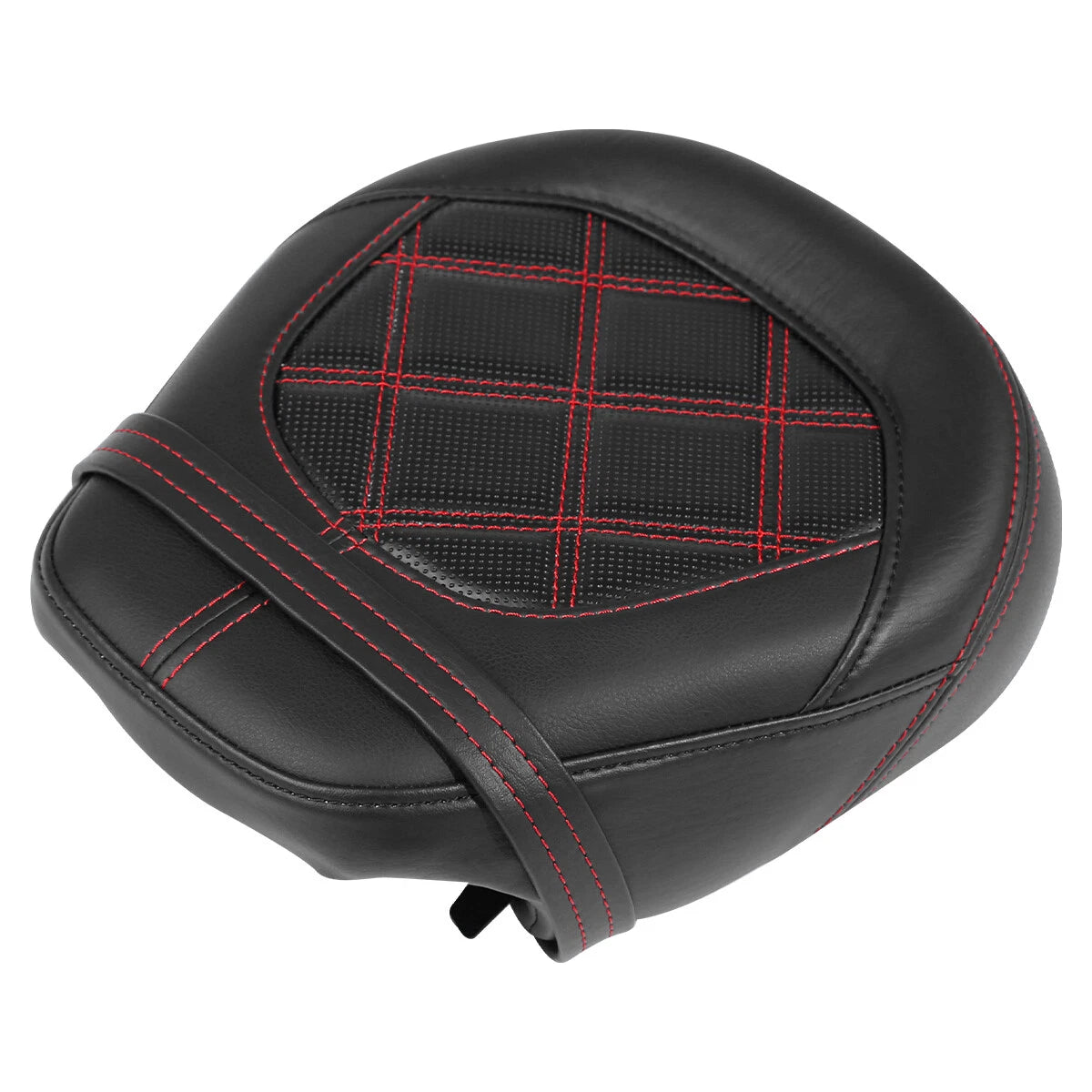 Driver Passenger Seat Red Stitching for Harley Electra Street Glide (2009-2023)