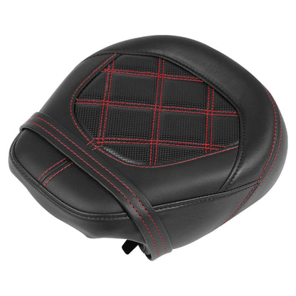 Driver Passenger Seat Red Stitching for Harley Electra Street Glide (2009-2023)