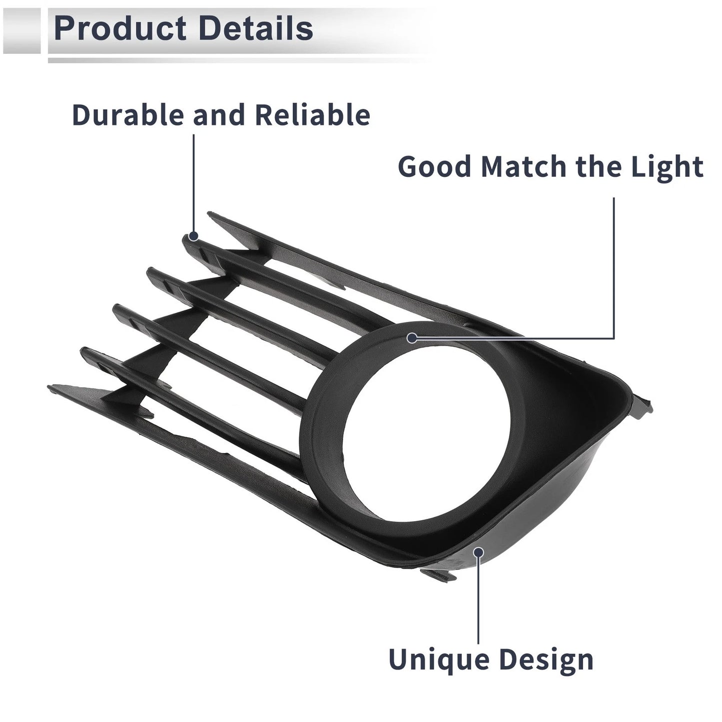 Front Right Fog Light Grill for Toyota Prius (2004-2009)