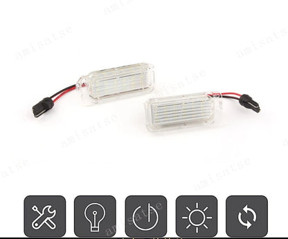 LED License Plate Light for Ford Focus, Fiesta, Mondeo, C-Max, S-Max (08-13)